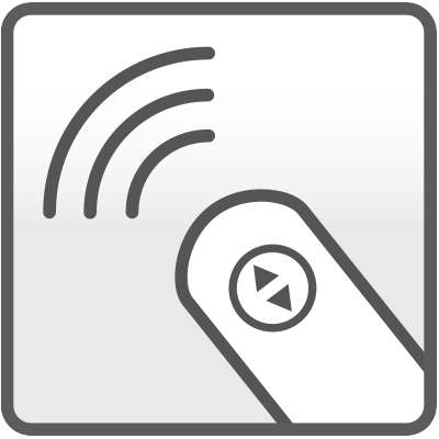 Bedienung per Funkhandsender